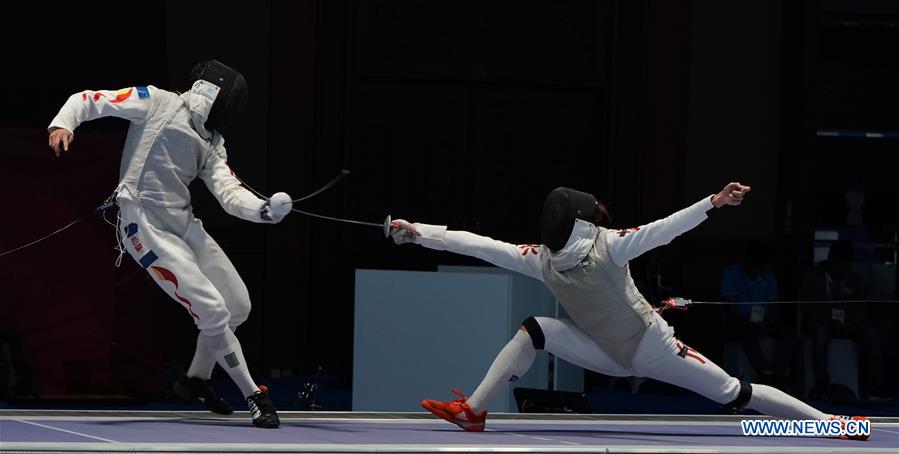 (SP)INDONESIA-JAKARTA-ASIAN GAMES-FENCING-MEN'S FOIL INDIVIDUAL