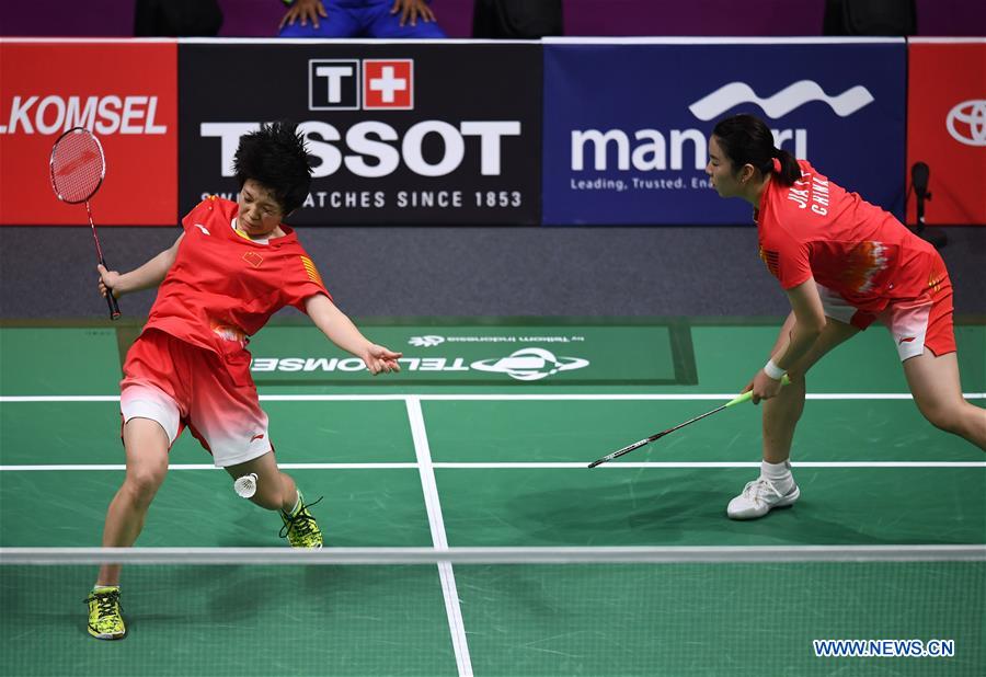 (SP)INDONESIA-JAKARTA-ASIAN GAMES-BADMINTON-WOMEN'S TEAM FINAL