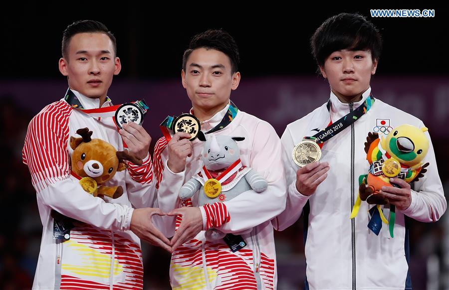 (SP)INDONESIA-JAKARTA-ASIAN GAMES-ARTISTIC GYMNASTICS