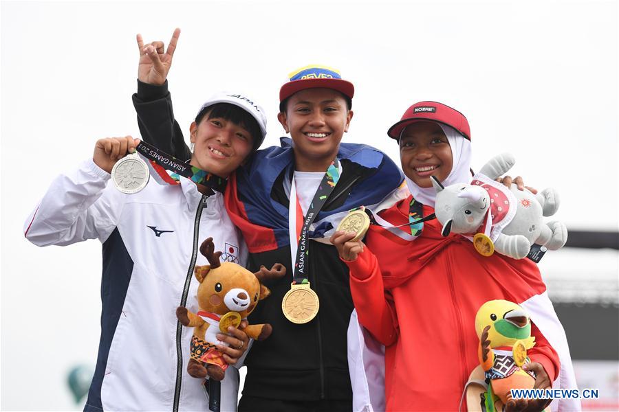 (SP)INDONESIA-PALEMBANG-ASIAN GAMES-SKATEBOARD