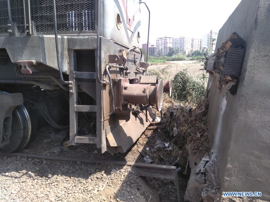 EGYPT-MENOUFIYA-TRAIN ACCIDENT