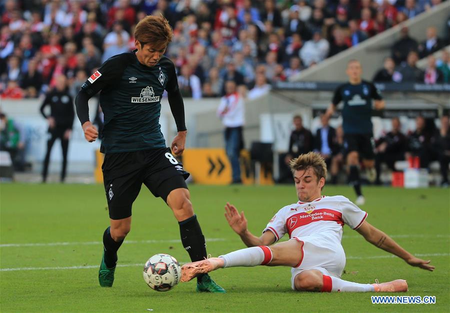 (SP)GERMANY-STUTTGART-SOCCER-BUNDESLIGA-STUTTGART VS BREMEN