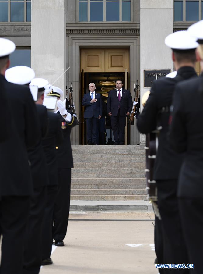 U.S.-VIRGINIA-GREEK DEFENSE MINISTER-VISIT