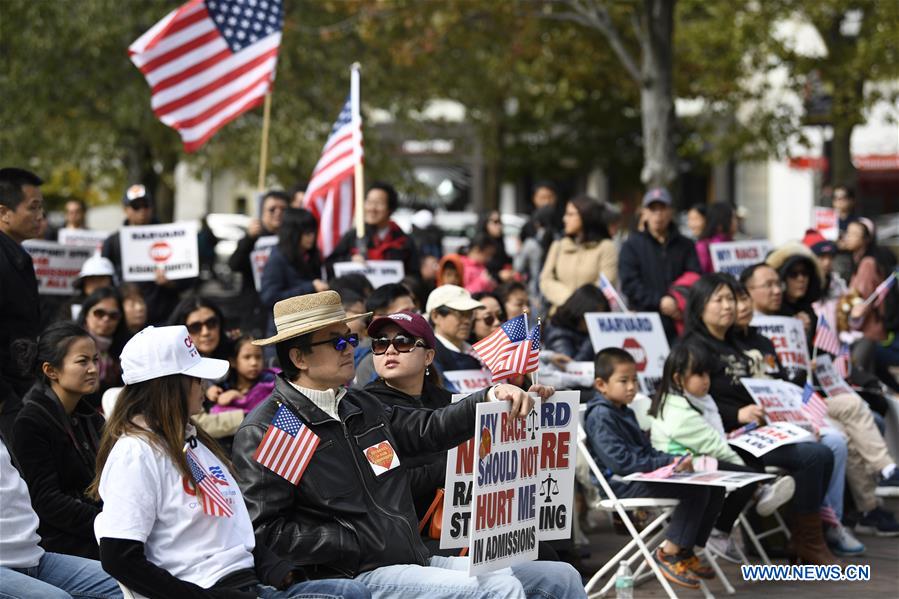 U.S.-BOSTON-HARVARD UNIVERSITY-DEMONSTRATION-DISCRIMINATION-ASIAN AMERICANS