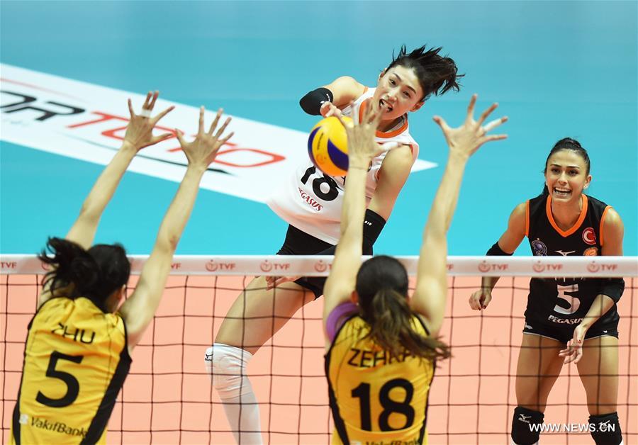 (SP)TURKEY-ANKARA-VOLLEYBALL-TURKISH SUPER CUP-VAKIFBANK VS ECZACIBASI