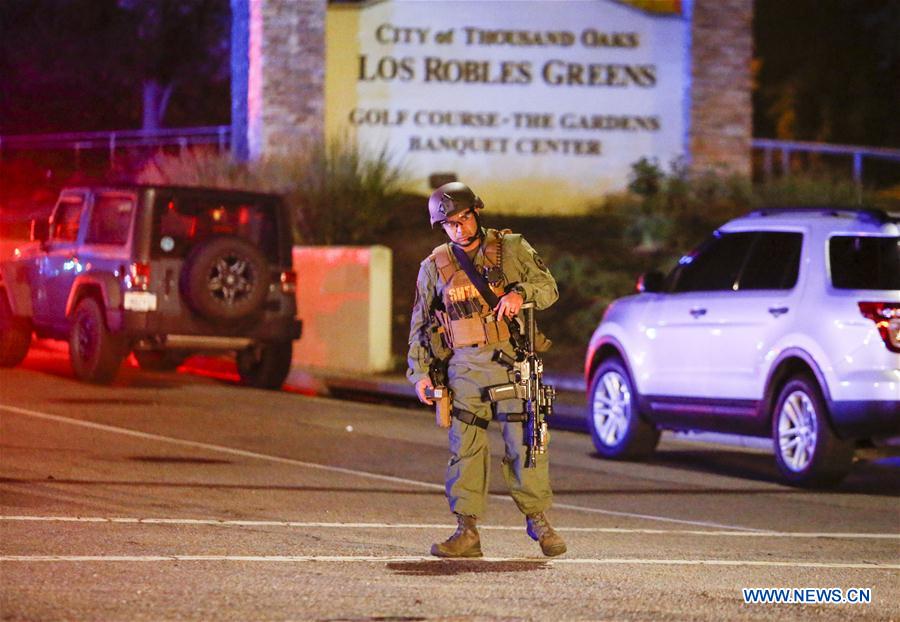 Xinhua Headlines: California bar shooting shocks city once deemed safe in U.S.