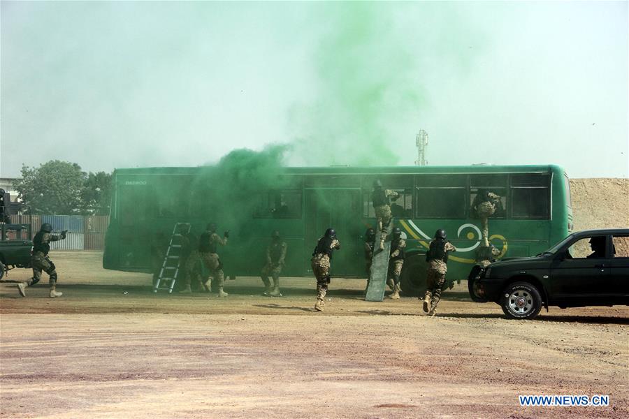 PAKISTAN-KARACHI-ANTI-TERRORISM-DRILL