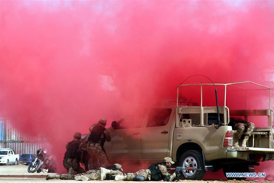 PAKISTAN-KARACHI-ANTI-TERRORISM-DRILL