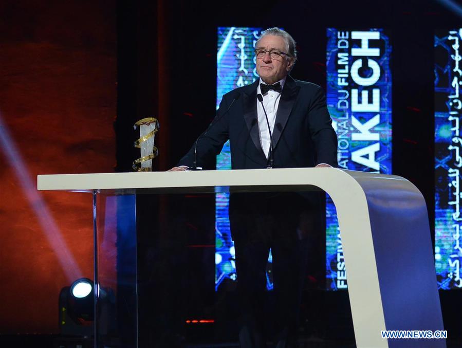 MOROCCO-MARRAKECH-FILM FESTIVAL-ROBERT DE NIRO-SPECIAL TRIBUTE AWARD