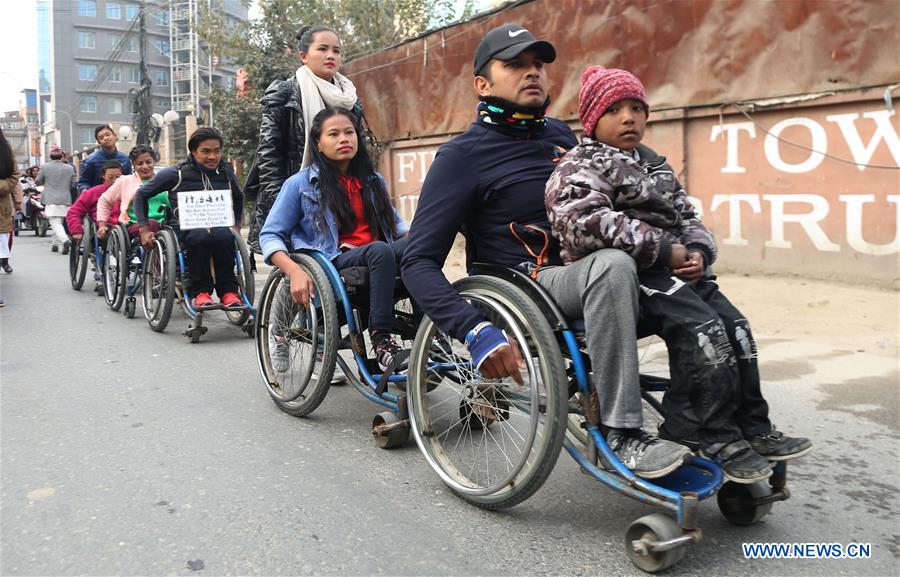 NEPAL-KATHMANDU-INTERNATIONAL DAY OF PERSONS WITH DISABILITIES