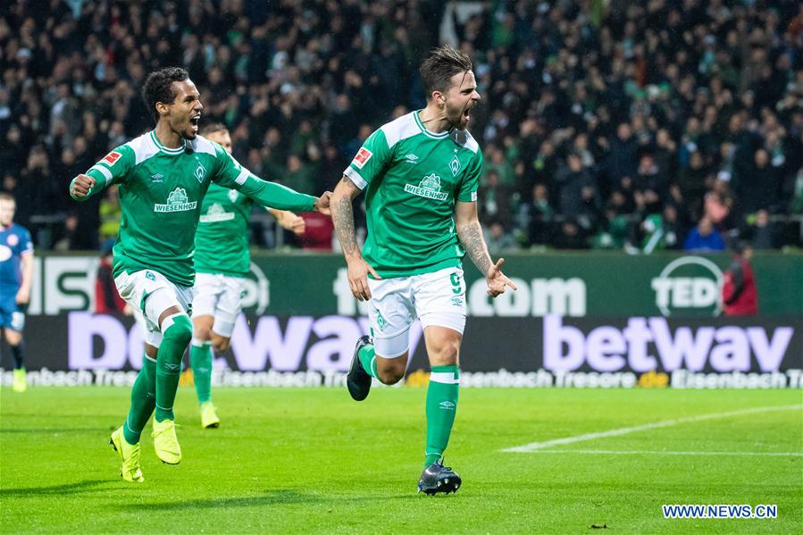 (SP)GERMANY-BREMEN-SOCCER-BUNDESLIGA-BREMEN VS DUESSELDORF