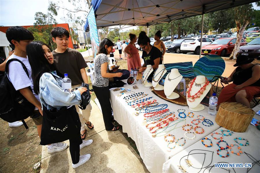 AUSTRALIA-CANBERRA-INDIGENOUS ART MARKET