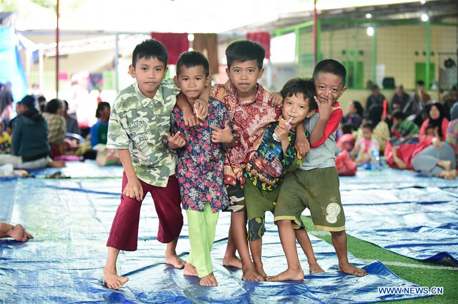 INDONESIA-BANTEN-TSUNAMI-TEMPORARY SHELTER