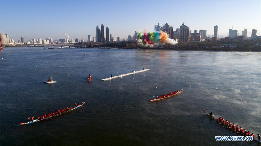 #CHINA-JILIN-WINTER-DRAGON BOAT (CN)