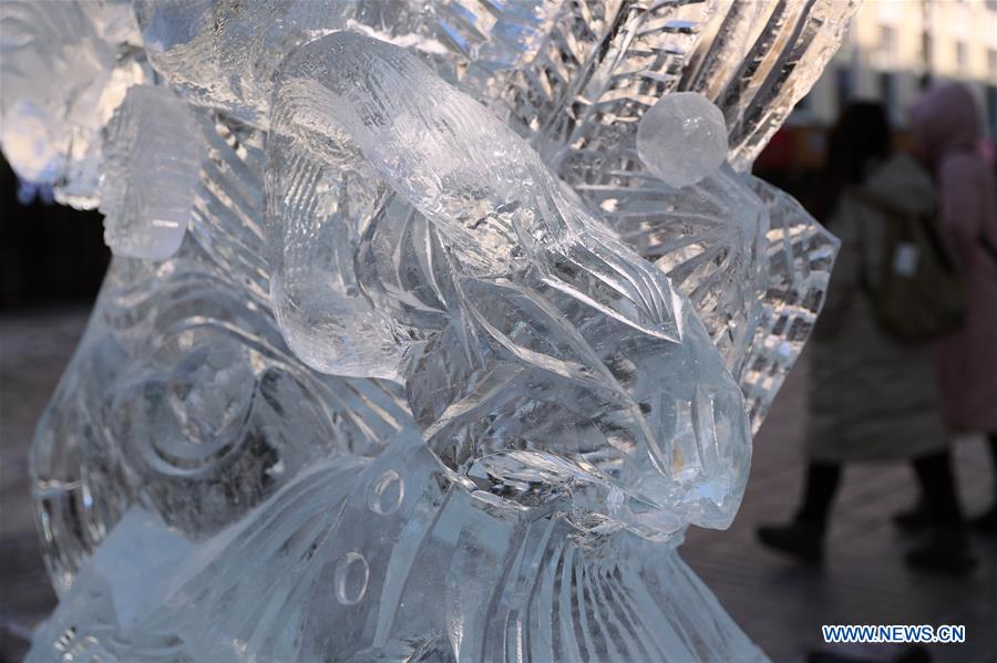 CHINA-HARBIN-ICE SCULPTURE-COMPETITION (CN)