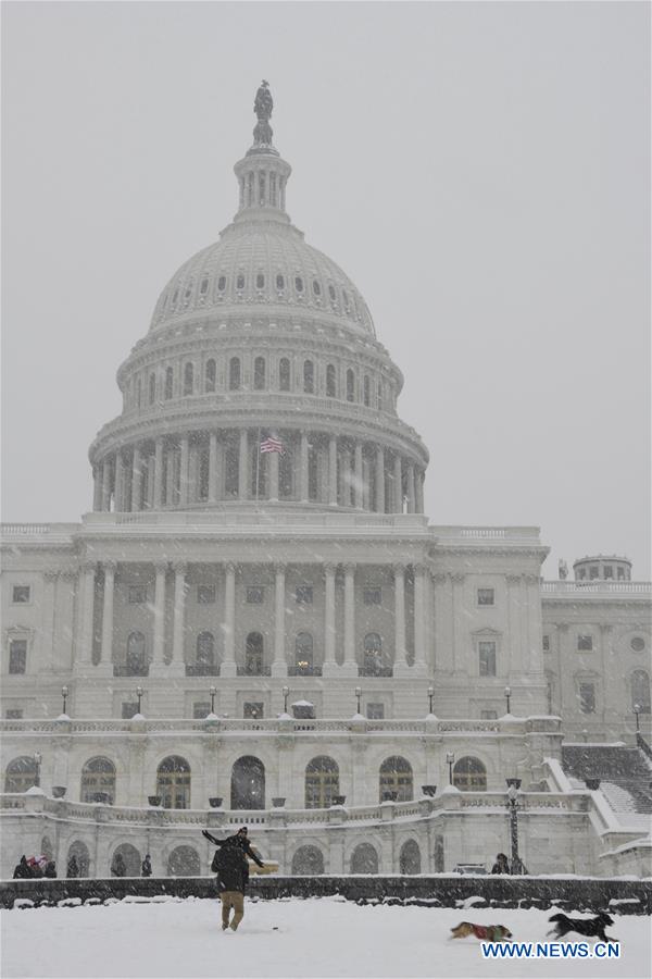 U.S.-WASHINGTON.D.C.-SNOW