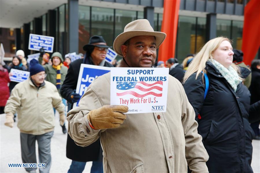 U.S.-CHICAGO-PARTIAL GOVERNMENT SHUTDOWN-PROTEST