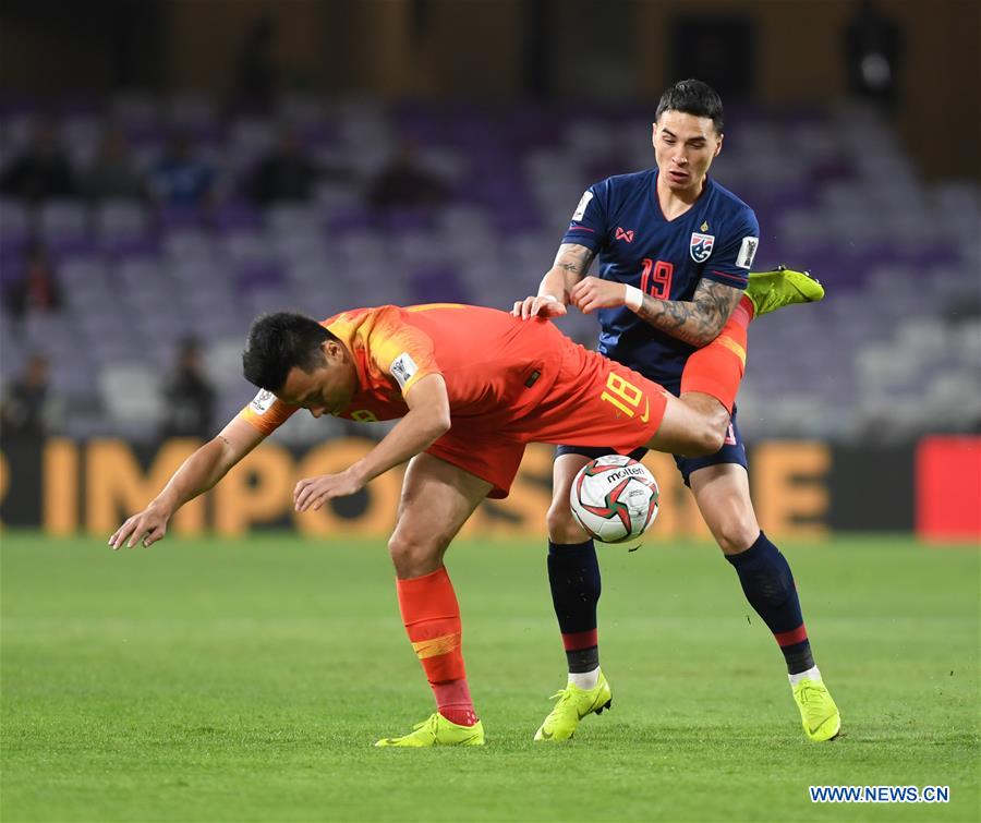 (SP)UAE-AL AIN-SOCCER-AFC ASIAN CUP 2019-CHN VS THA