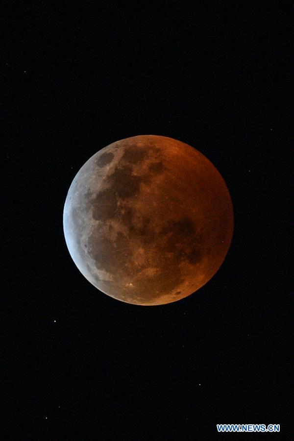 MEXICO-MEXICO CITY-TOTAL ECLIPSE OF MOON 