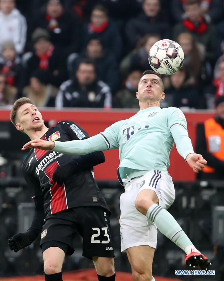 (SP)GERMANY-LEVERKUSEN-SOCCER-BUNDESLIGA-MUNICH VS LEVERKUSEN