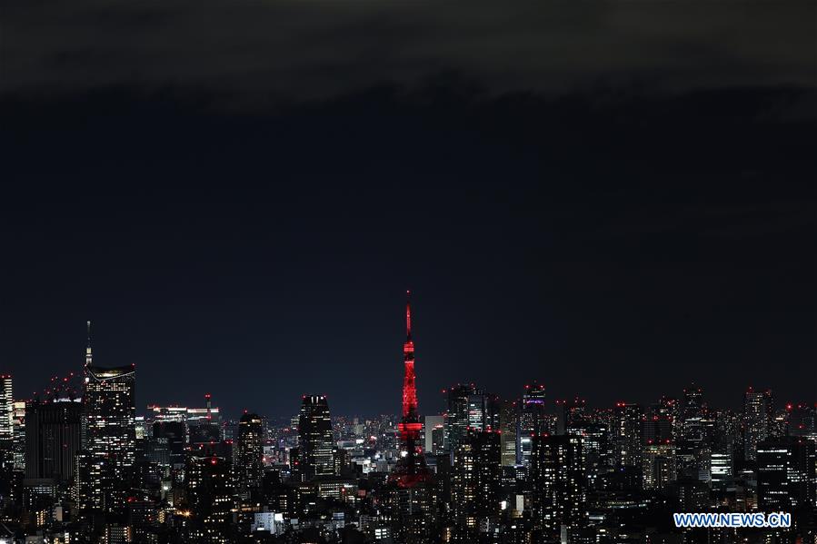 JAPAN-TOKYO TOWER-CHINESE NEW YEAR-CELEBRATION