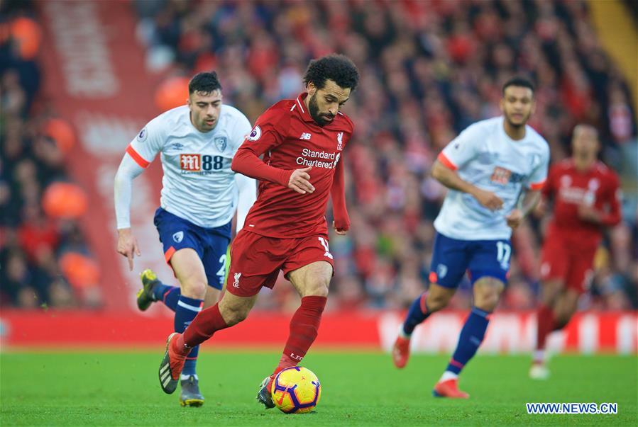 (SP) BRITAIN-LIVERPOOL-FOOTBALL-ENGLISH PREMIER LEAGUE-LIVERPOOL VS BOURNEMOUTH