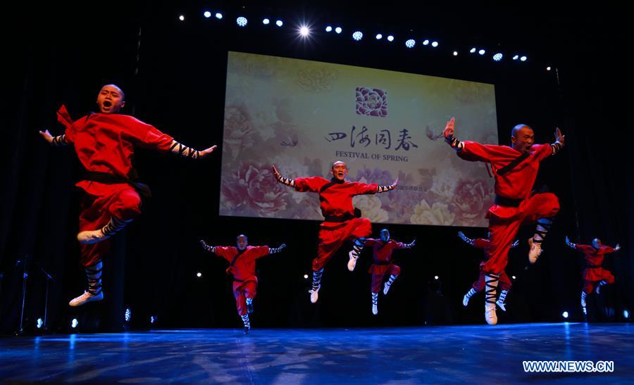 SOUTH AFRICA-CAPE TOWN-CHINESE ARTISTS-PERFORMANCE-SPRING FESTIVAL