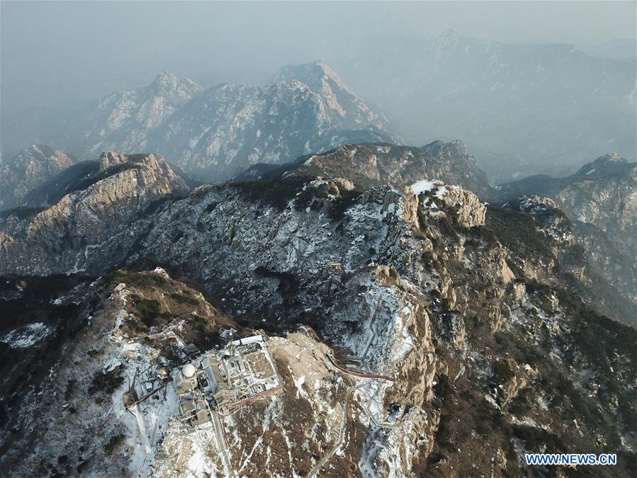 CHINA-SHANDONG-TAI'AN-TAISHAN MOUNTAIN-SNOW (CN)