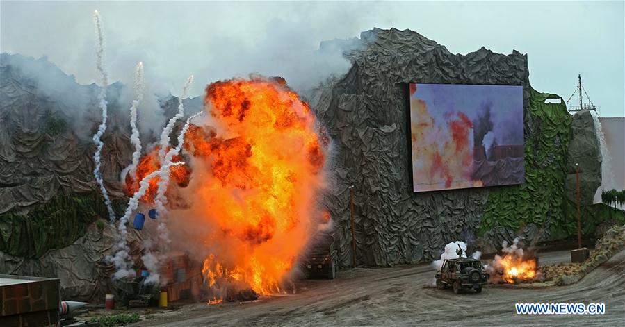 UAE-ABU DHABI-IDEX-MILITARY LIVE DEMONSTRATIONS