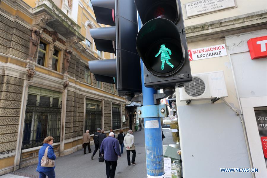 CROATIA-RIJEKA-WOMEN'S TRAFFIC LIGHT