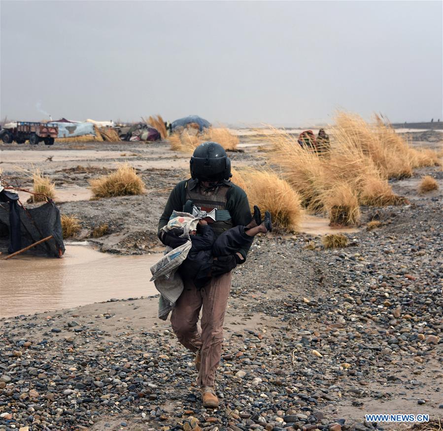 AFGHANISTAN-KANDAHAR-EVACUATION OPERATION-FLOOD