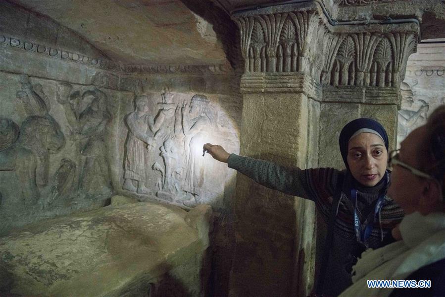 EGYPT-ALEXANDRIA-GRECO-ROMAN CATACOMBS