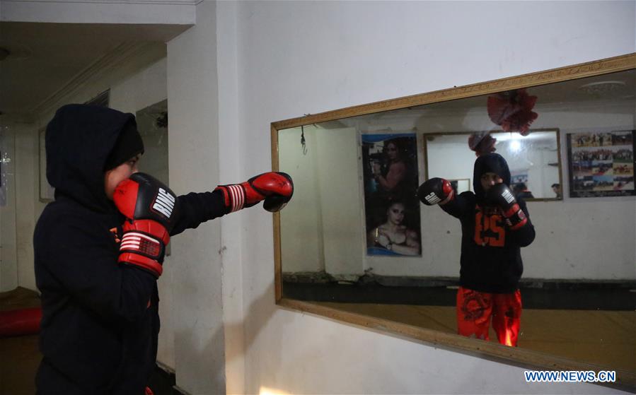 (SP) AFGHANISTAN-KABUL- BOXING CLUB- GIRLS