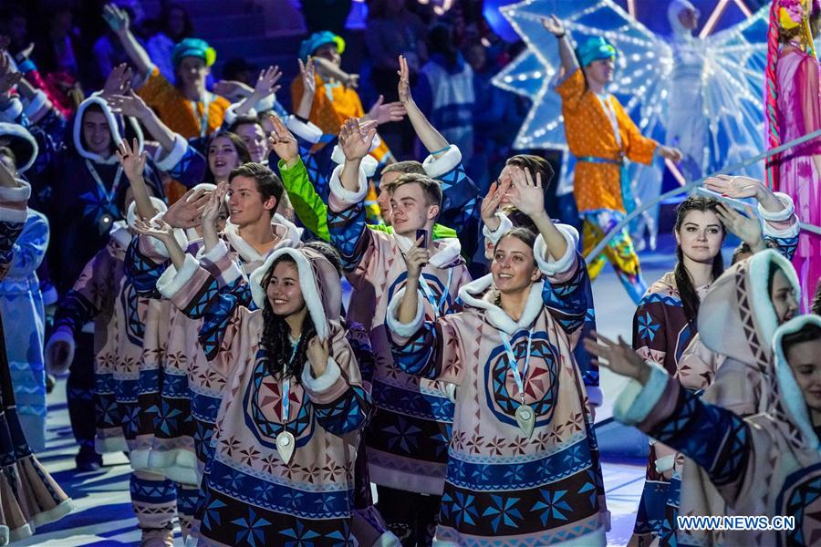 (SP)RUSSIA-KRASNOYARSK-29TH WINTER UNIVERSIADE-CLOSING CEREMONY