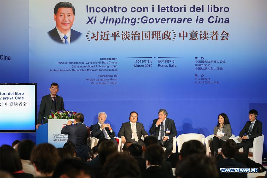 ITALY-ROME-PRESIDENT XI-BOOK-SEMINAR