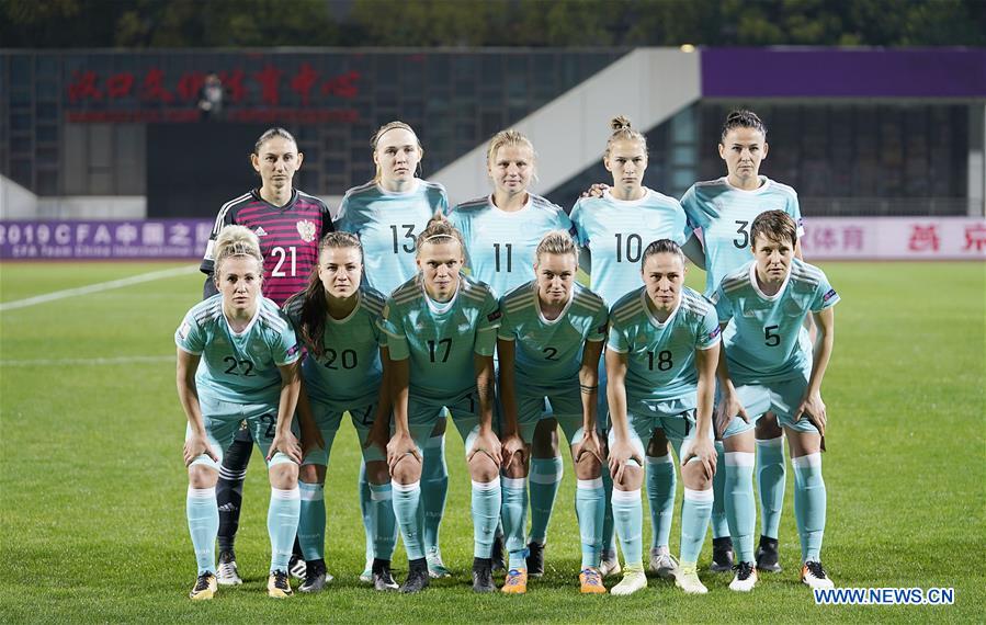 (SP)CHINA-WUHAN-FOOTBALL-INTERNATIONAL WOMEN'S FOOTBALL TOURNAMENT WUHAN 2019-CHINA VS RUSSIA (CN)