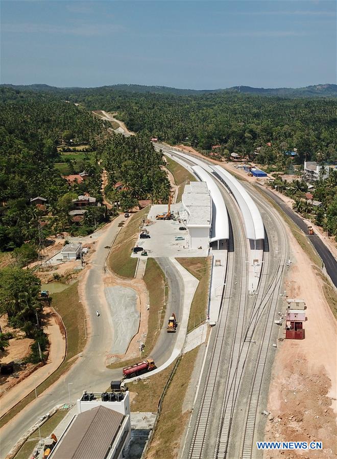 SRI LANKA-CHINA-FUNDED RAILWAY LINE-OPEN