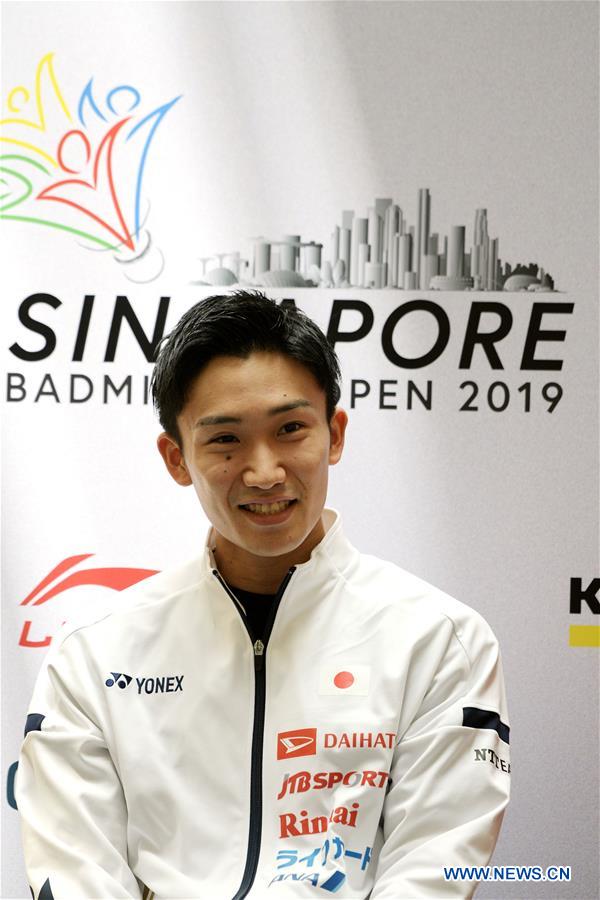 (SP)SINGAPORE-BADMINTON-SINGAPORE OPEN-PRESS CONFERENCE