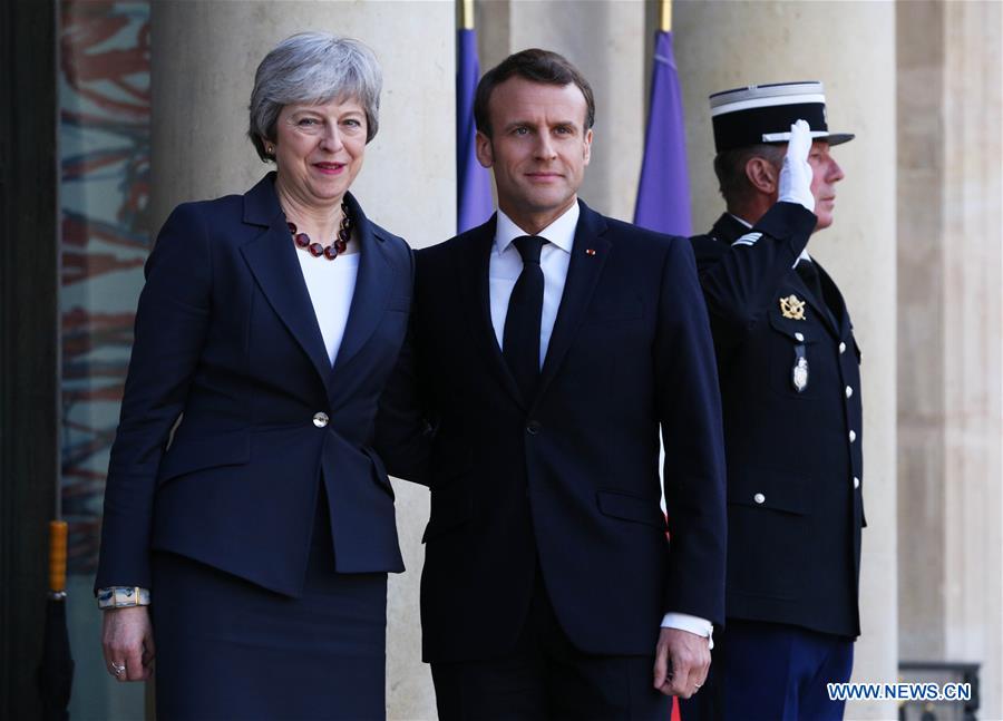 FRANCE-PARIS-BRITISH PM-VISIT