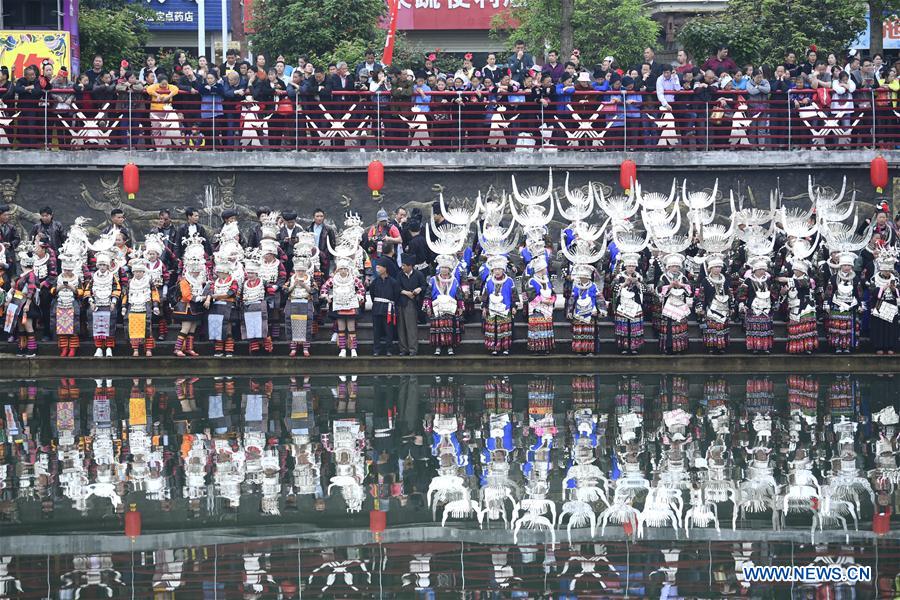 #CHINA-GUIZHOU-MIAO ETHNIC GROUP-SISTERS FESTIVAL (CN)