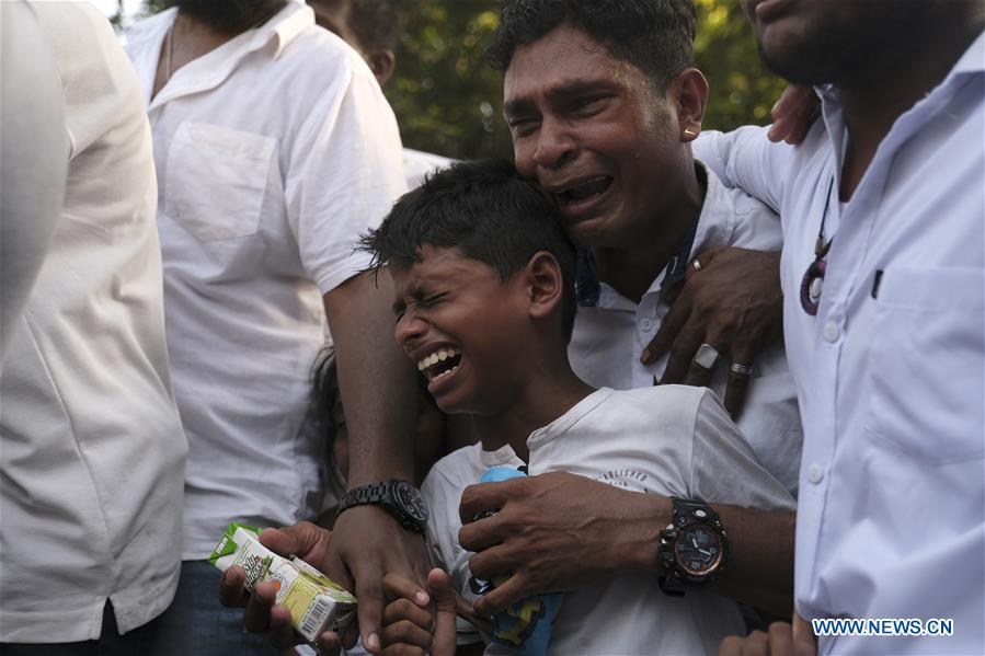 SRI LANKA-COLOMBO-BLASTS-VICTIMS-FUNERAL