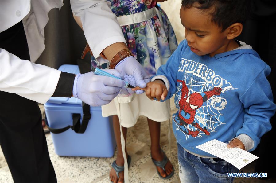 YEMEN-SANAA-CHOLERA-VACCINATION