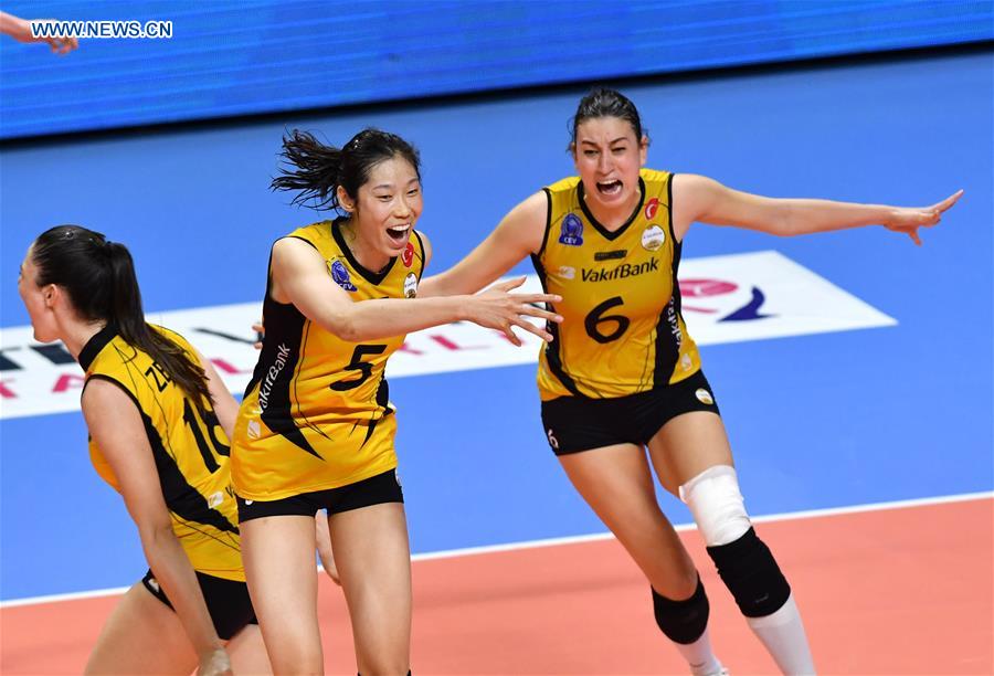 (SP)TURKEY-ISTANBUL-VOLLEYBALL-TURKISH WOMEN'S LEAGUE-FINAL