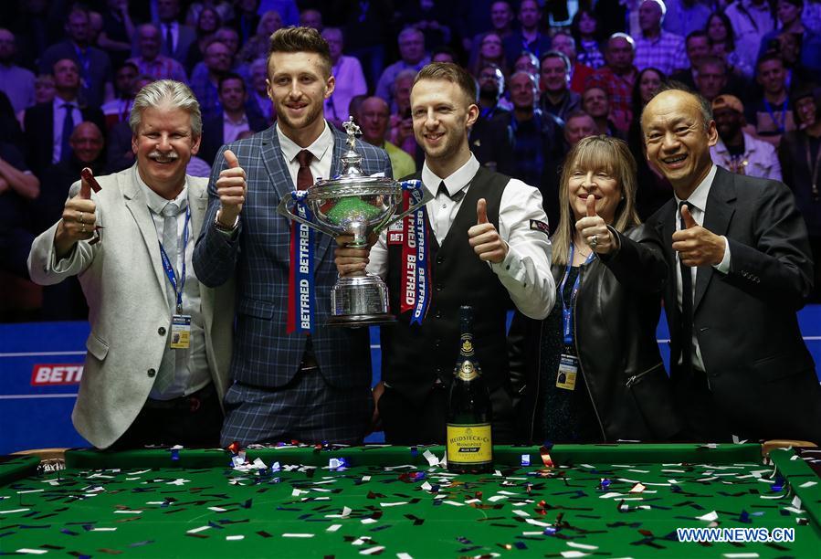 (SP) BRITAIN-SHEFFIELD-SNOOKER-WORLD CHAMPIONSHIP-FINAL