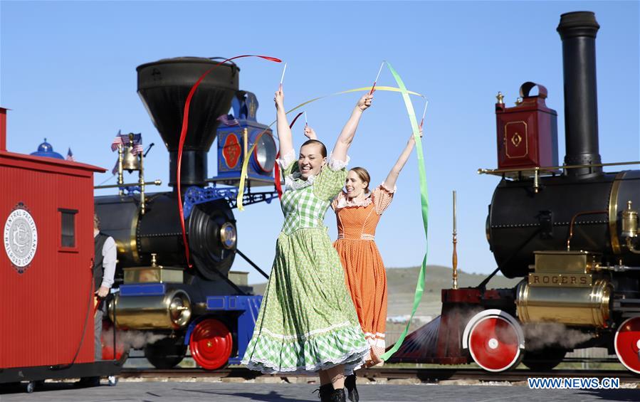 U.S.-SALT LAKE CITY-TRANSCONTINENTAL RAILROAD-ANNIVERSARY