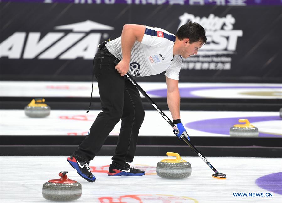 (SP)CHINA-BEIJING-CURLING-WCF WORLD CUP GRAND FINAL-DAY 4(CN)