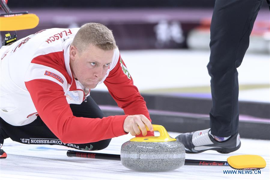 (SP)CHINA-BEIJING-CURLING-WCF WORLD CUP-GRAND FINAL-MEN'S FINAL