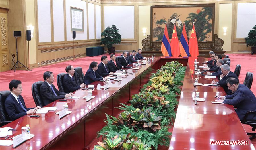 CHINA-BEIJING-XI JINPING-ARMENIAN PM-MEETING (CN)