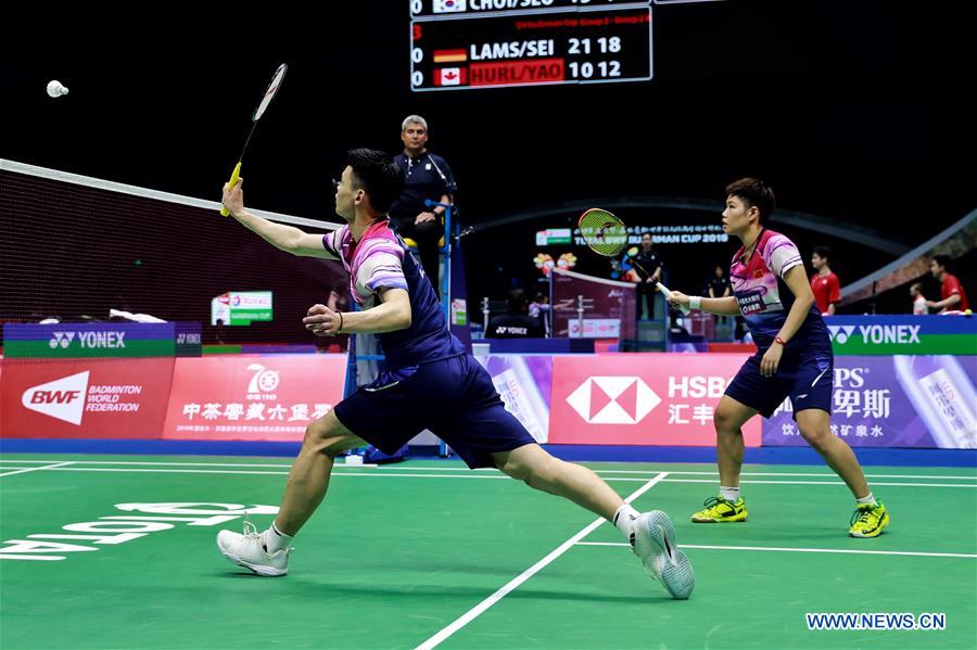 (SP)CHINA-NANNING-BADMINTON-SUDIRMAN CUP 2019(CN)