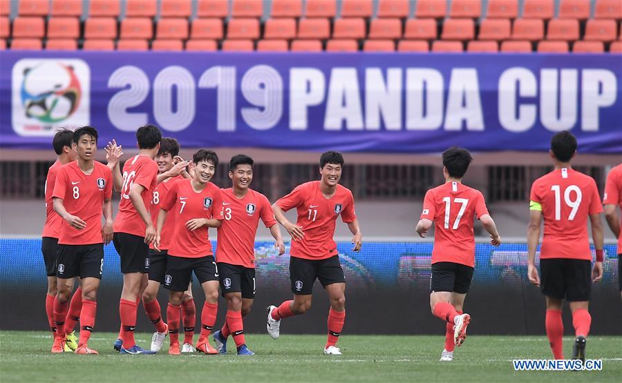 (SP)CHINA-CHENGDU-FOOTBALL-PANDA CUP INTERNATIONAL YOUTH TOURNAMENT-KOR U18 VS NZL U18 (CN)